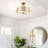 Erencan Fabric Semi Flush Mount