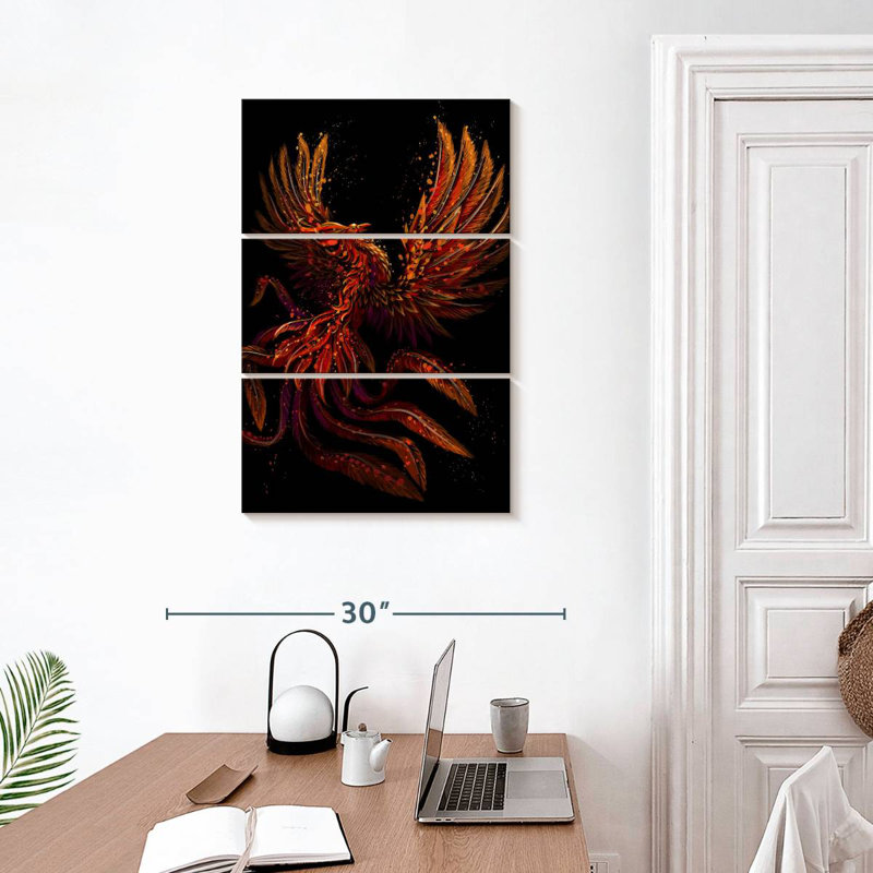 Brampt Mystical Phoenix, 32" H x 20" W