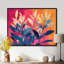 Jungle électrique en couleurs néon Pop Art I - plantes, art mural-1381696989-1558625962