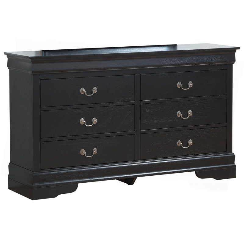 Commode élégante noire