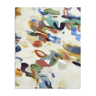 Multihued Expressive Abstract Canvas, design by Lisa Ridgers