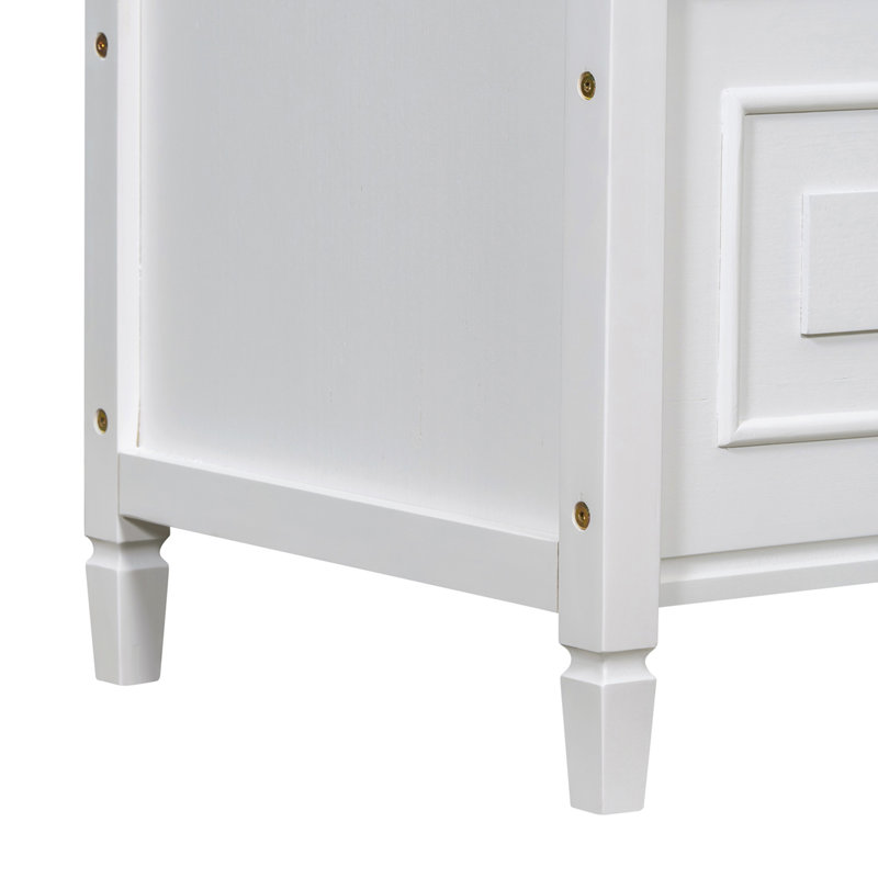 42" Wide Shoe Storage Bench with Cushion Entryway Bench Flip Top Storage Bench, White
