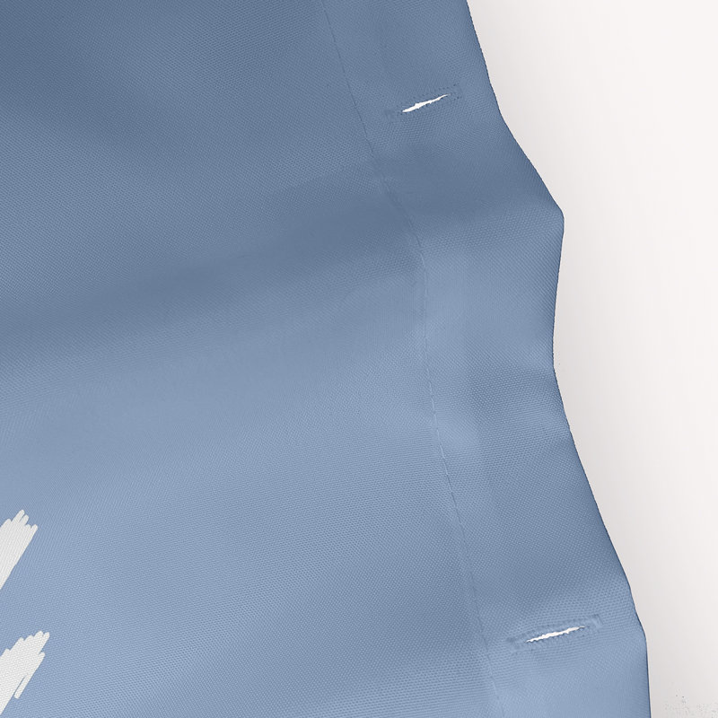 Rideau de douche Groth, bleu