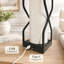 Lampe de table de chevet en lin 12,2 po H USB-C et USB-A-670549558