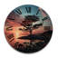 Horloge murale en bois massif Somer-525983787
