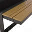 Ensemble de canapé d'extérieur en forme de V en aluminium 5 places, avec coussins