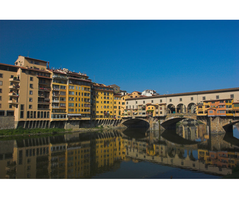 Ponte Vecchio, Florence, Italie, H 32 po x l 48 po
