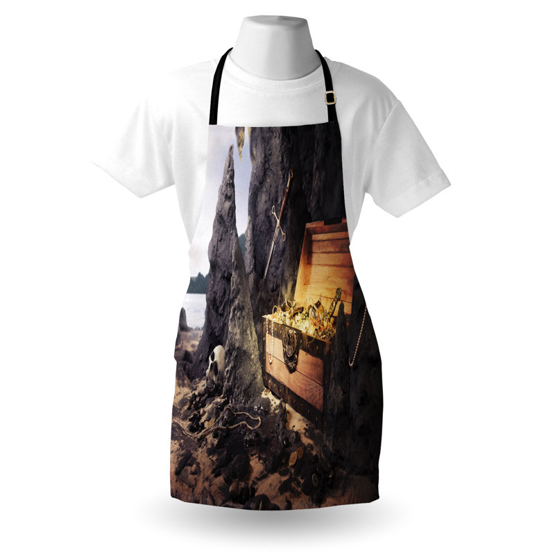 No Pattern Bib Apron