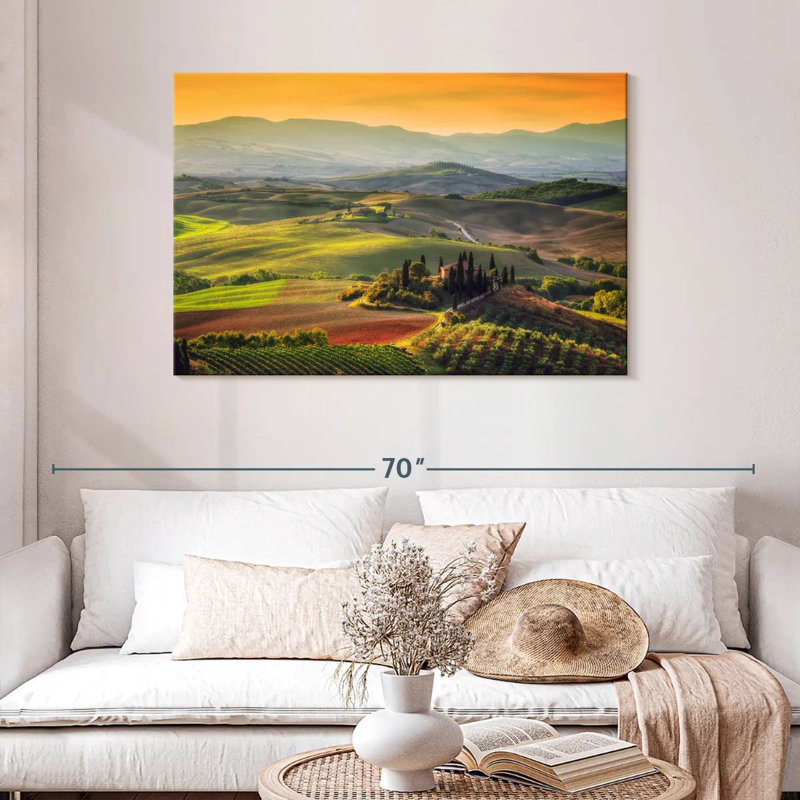 Alvord, Toscane à l'aube, H 30 po x l 45 po