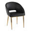 Chaises en similicuir avec pieds en métal Resme-13799029-13799019