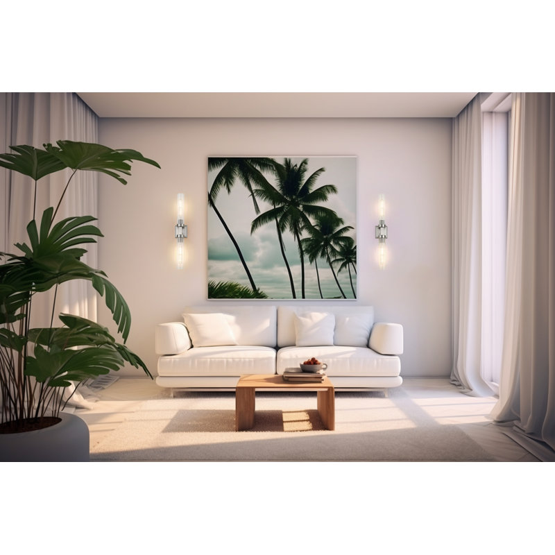 Beau 2 Light Wall Sconce, Brushed Nickel