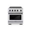 ZLINE Autograph 30 in. Paramount Induction Range with 4 Element Cooktop & Matte Black Accents-1392949253