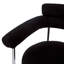 Chaises de salle à manger rembourrées Mid-Century avec pieds en métal-1418699306-1418699304