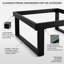 Table basse de patio en aluminium-504225511