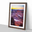 Sunset over the Atacama Desert in Abstract - Picture Frame Graphic Art Print-55724509-55724510