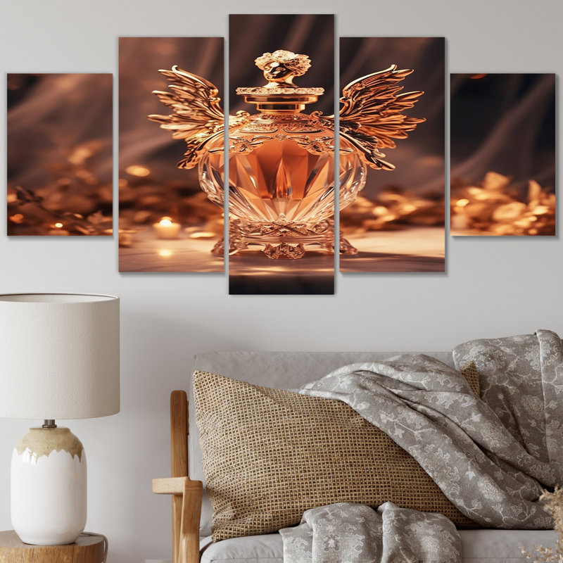 Décoration murale Keshawn - Parfums - 5 panneaux