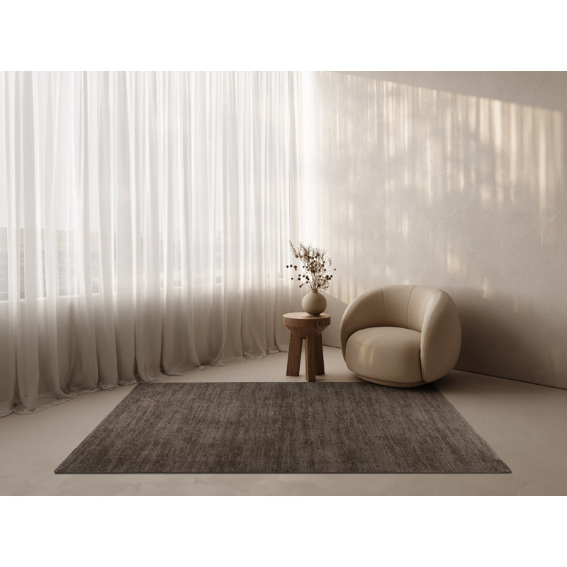 Galleria Power Loom Polypropylene Rug , Brown, Rectangle 280 x 380 cm