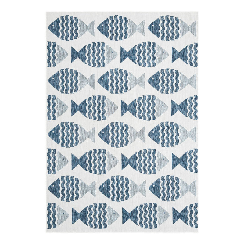 Tapis intérieur / extérieur d'extérieur Coastal, Rectangle 6 pi 1 po x 9 pi
