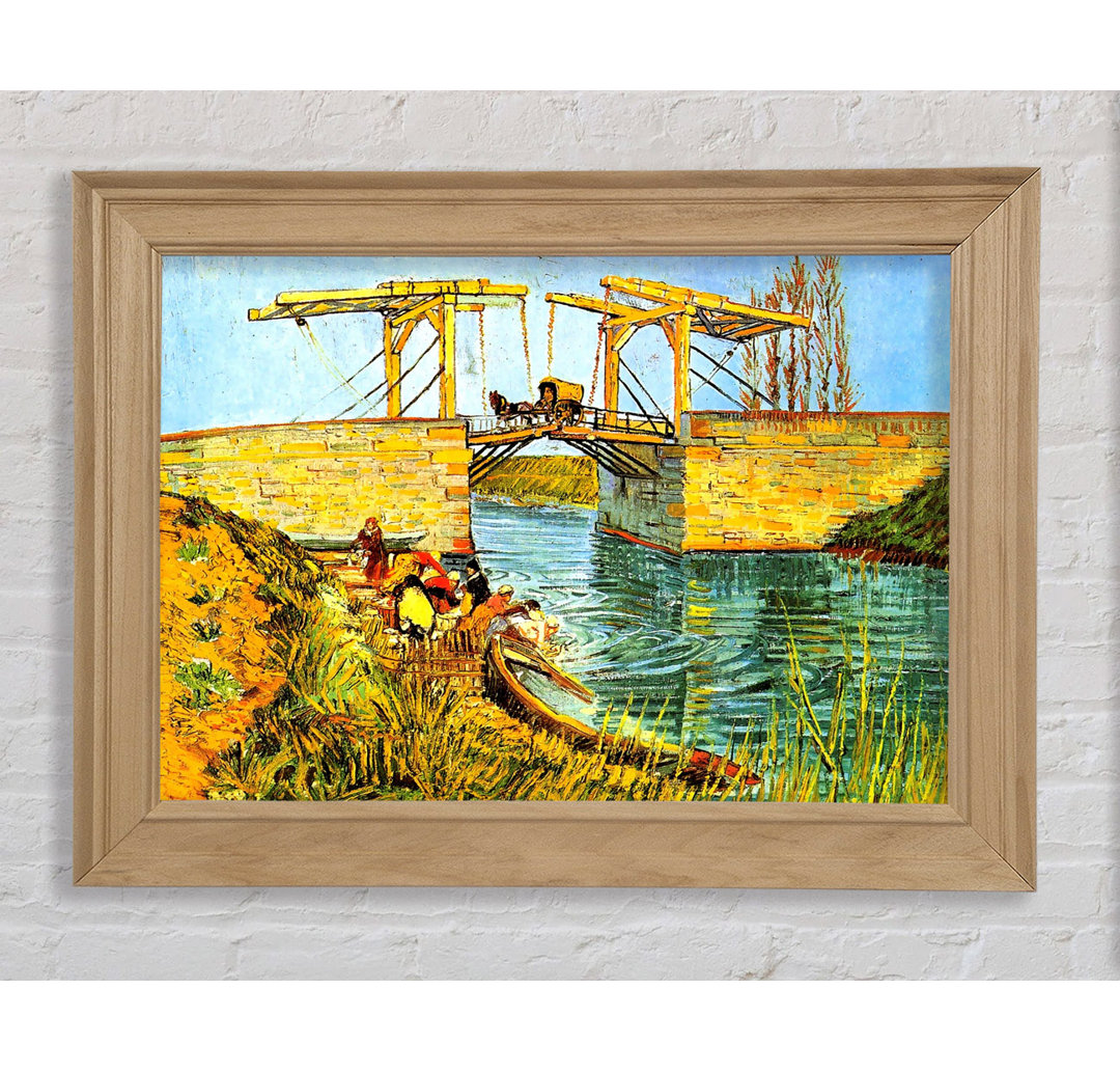 Van Gogh Die Langlois-Brücke in Arles - Druck