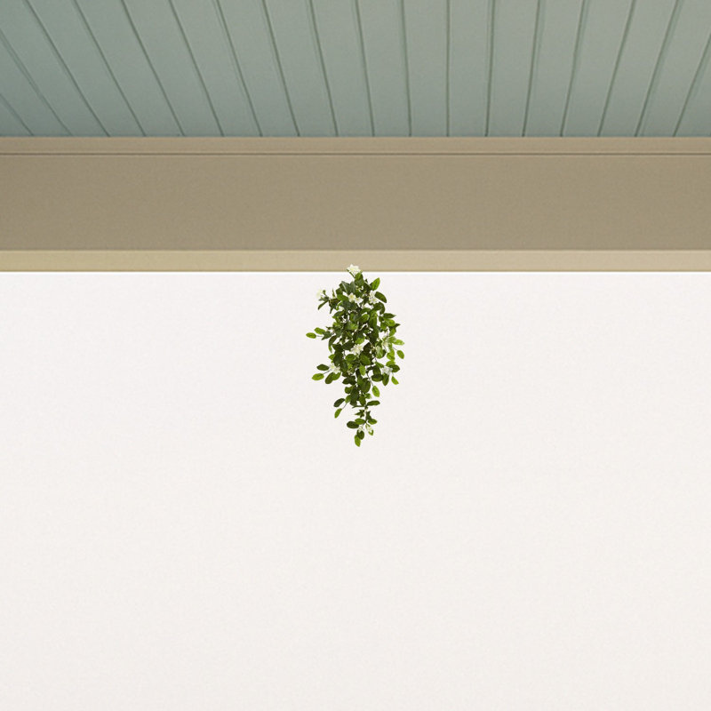 Stephanotis & Ivy Hanging Artificial Plant