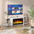 Eland 70.47'' TV Stand With Electric Fireplace-1304105416