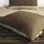 Édredon 7 pièces en faux suède, taille très grand, motif naturel, 2 taies décoratives, 3 coussins, jupe de lit lavable en daim, aspect transitionnel, texture douce, détails de broderie,