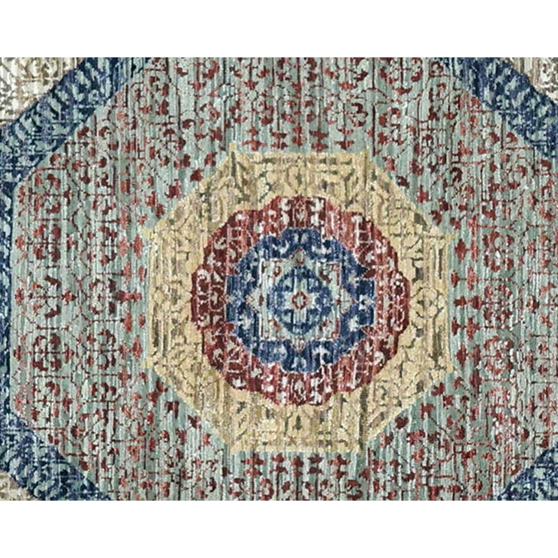 Tapis rectangulaire noué à la main, Rectangle de 5 pi x 8 pi