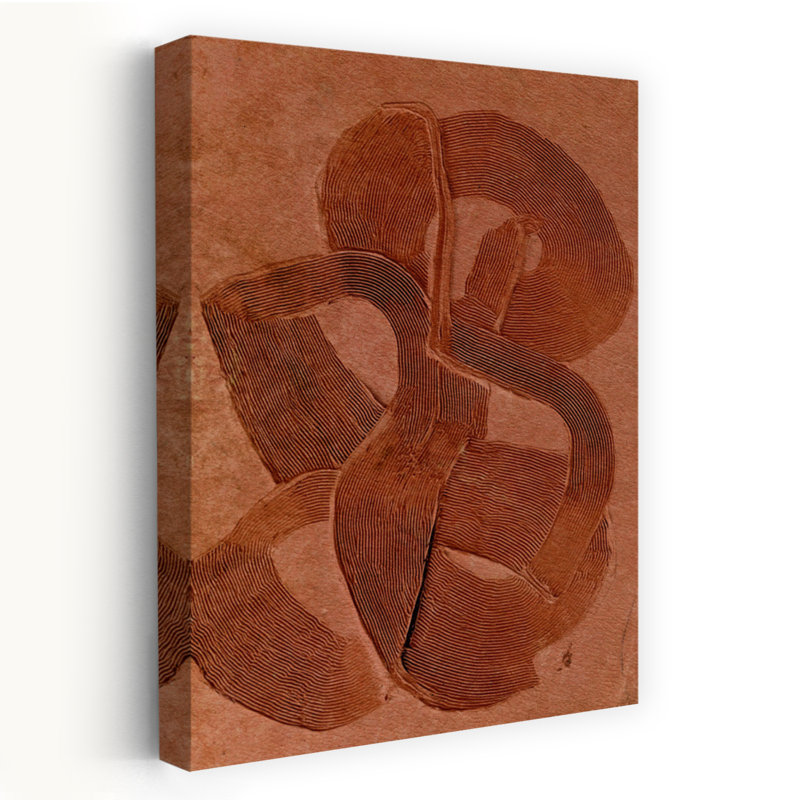 Art contemporain abstrait et ludique, H 24 po x l 16 po