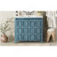 Organisateur de meuble-lavabo 36 po avec lavabo en céramique, ensemble d'armoire de rangement, bleu rétro (ancien SKU: SV000004AAC)-398494866