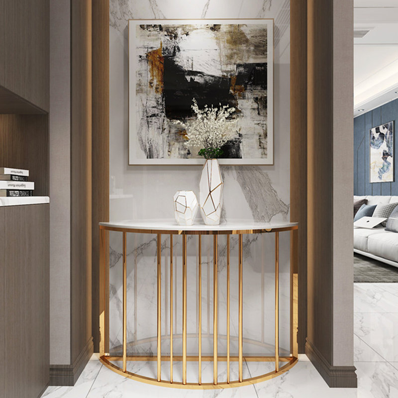 Modern simple light luxury console table