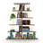 Modern 5 Tier Ladder Bookshelf Organizers, Narrow Bookshelf For Small Spaces Office Furniture Bookcase