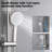 10" Rain Shower Head With Handheld - Ergonomic And Practical Design Brushed Nickel Metal Dual Kit & Relaxing Experience