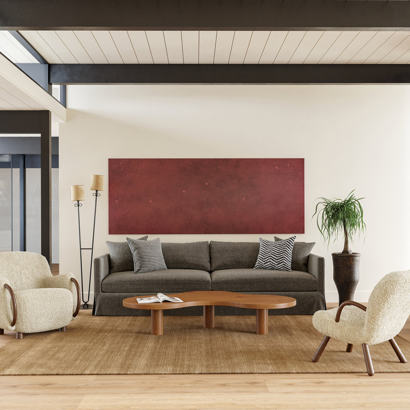 Tapis en mélange de laine tacheté Lahjar, Rectangulaire 3 pi x 5 pi