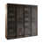 Sandy Beige/Black Glass