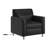 Upholstered Reception Chair with Right Side Charging Bank, Includes 2 Outlets, 2USB Ports, 1 USB-C Port-1473827444