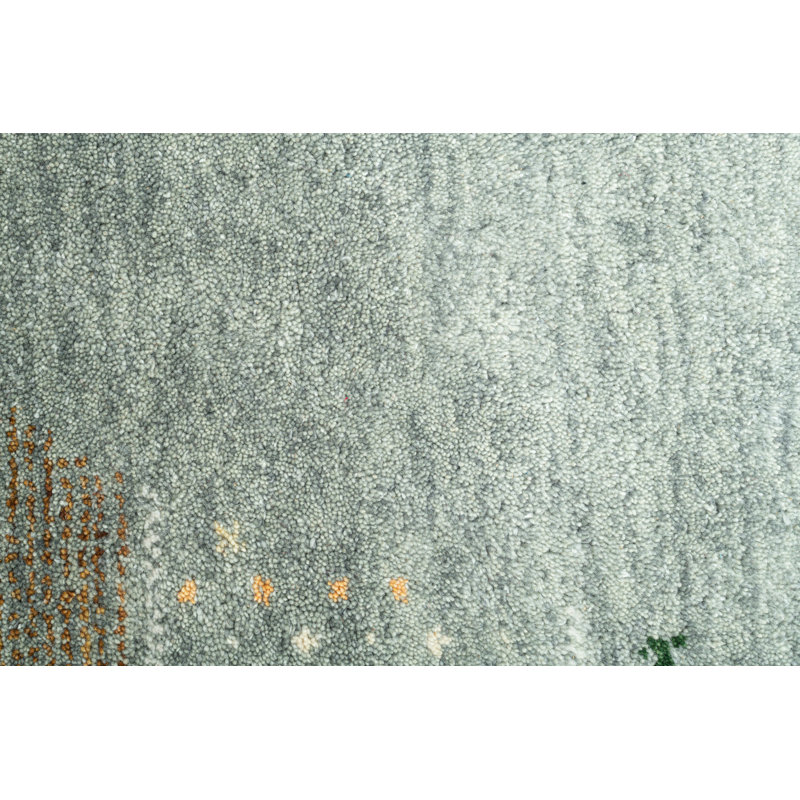 Hand Hooked Wool Grey Indoor Rug, Round 190cm