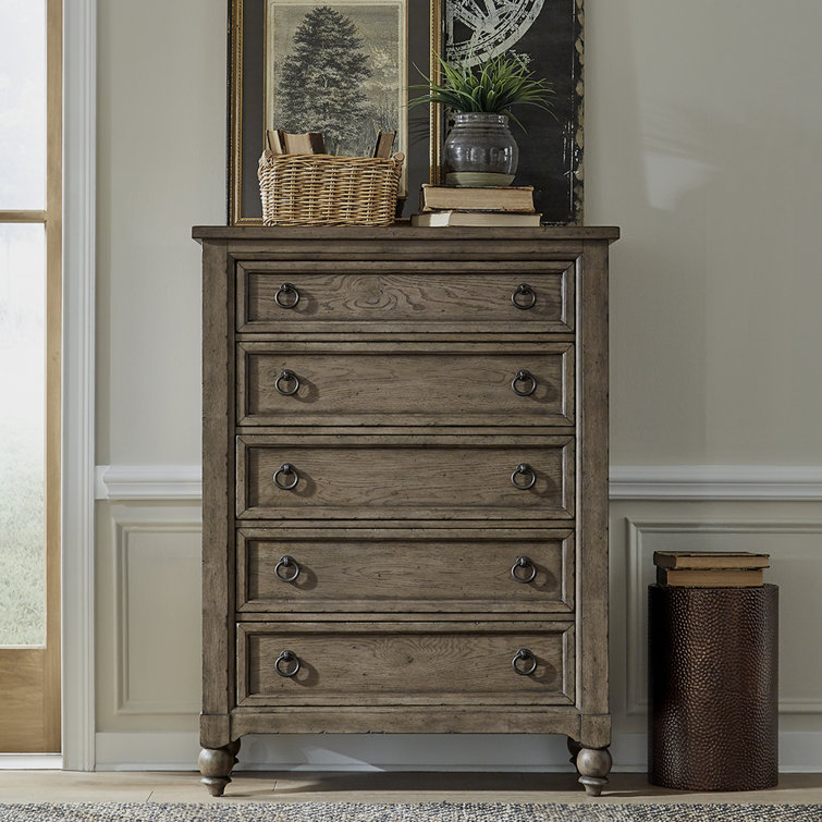 Aisja 45.47'' W 5 - Drawer Dresser