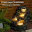 Handcrafted Fountain with Lights