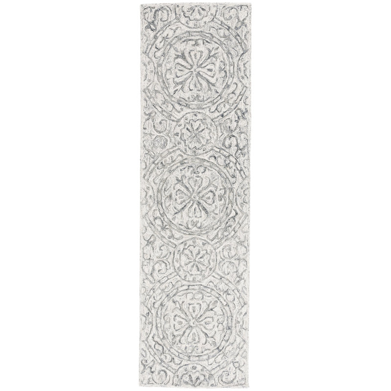 Tapis en laine, Tapis de couloir 2 pi 3 po x 8 pi