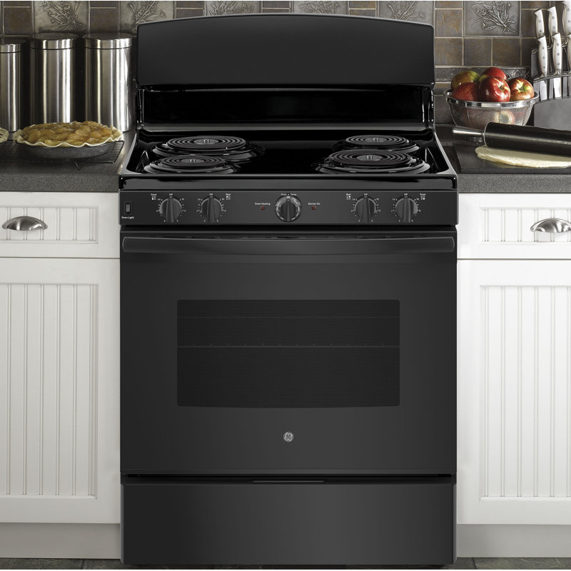 30" 5 cu. ft. Freestanding Electric Range, Black