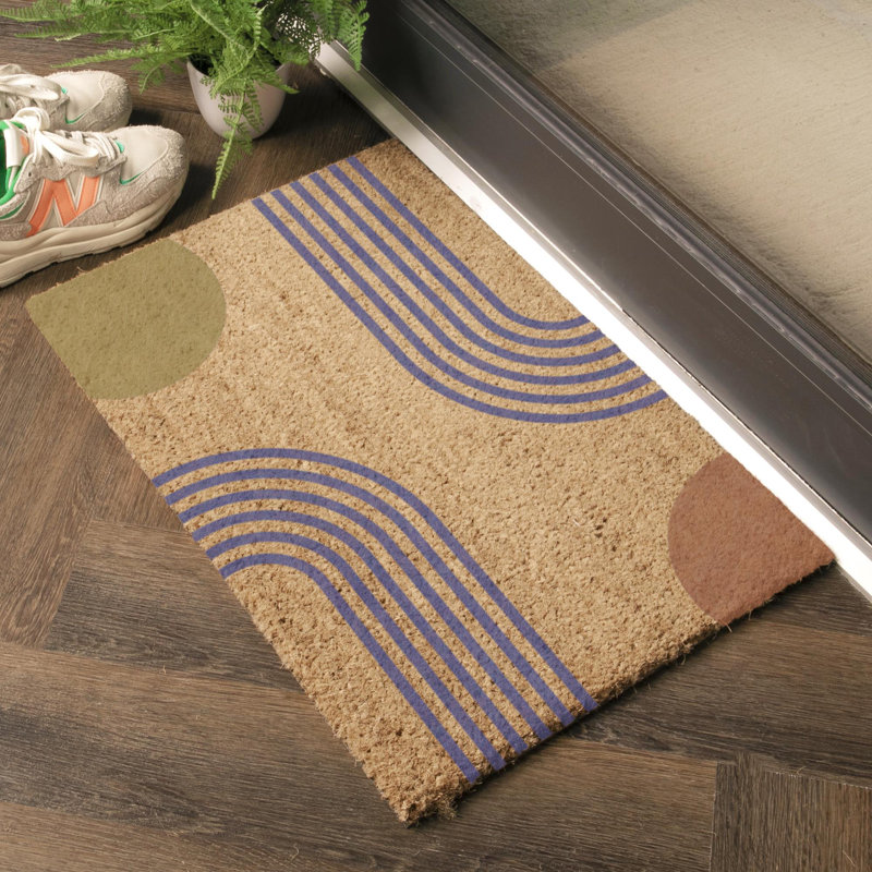 Hublersburg Non-Slip Outdoor Doormat, 40cm W x 60cm L