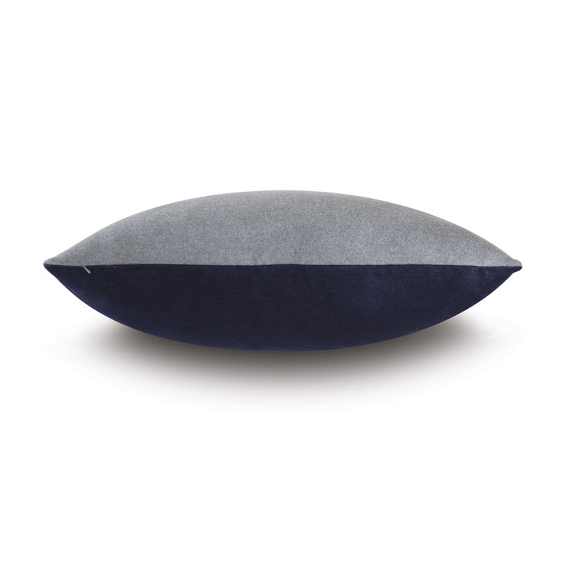 Hansel by De Medici Flannel Sham, Euro, Navy