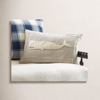 Down Linen Throw Pillow