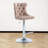 360°Swivel Bar Stools with Sliver Base-245266672