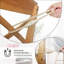 Ensemble de 4 cordes magnétiques pour embrasses, beige-1581581300
