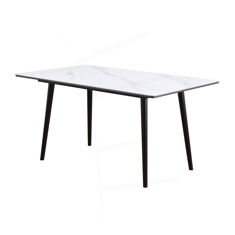 Table de salle à manger moderne et moderne 1Pc, Blanc
