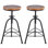 Tabouret pivotant en bois massif Jomarion