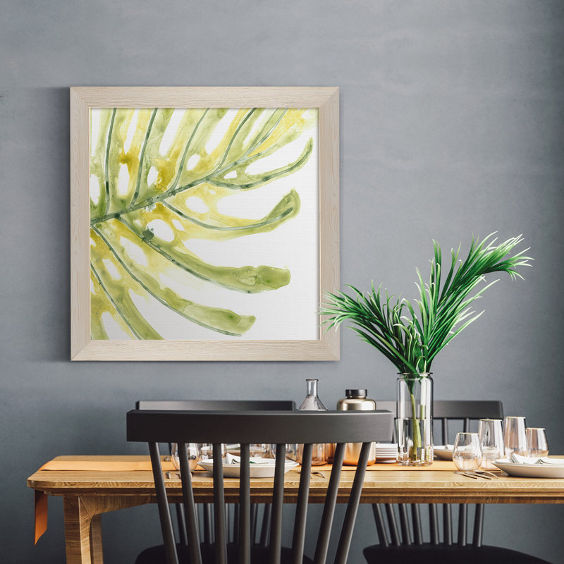 Verdant impressions IX, reproduction d’art, H 21 po x l 21 po x P 1 po, Toile blanche encadrée