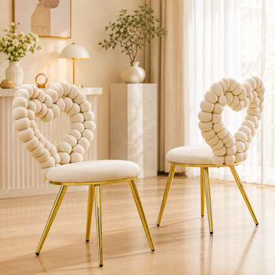 Heart-Shaped Sunlit Chair
