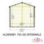 Alderney 7 ft. W x 5 ft. D Wood Shiplap Shed